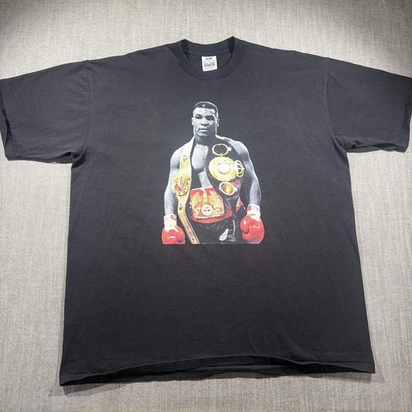 Pro Club Other - Pro Club Mike Tyson Shirt Mens 4XL Black Boxing Champion Belts Graphic Tee
